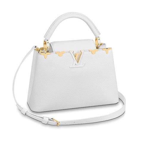 white louis vuitton hand bag|Capucines BB Capucines .